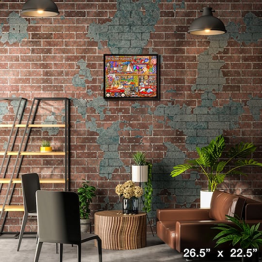 Good Old Days 20" x 29" Framed Canvas by Michael Fishel